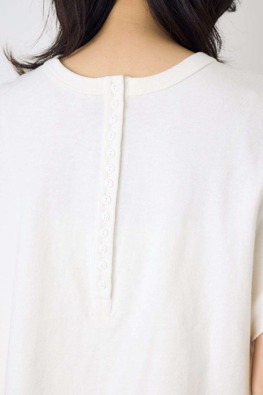 【GOLDEN PRICE 5/1(金)8:59までの特別価格】2WAYヘンリーネックトップス O/WHT S