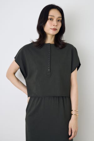 【GOLDEN PRICE 5/1(金)8:59までの特別価格】2WAYヘンリーネックトップス