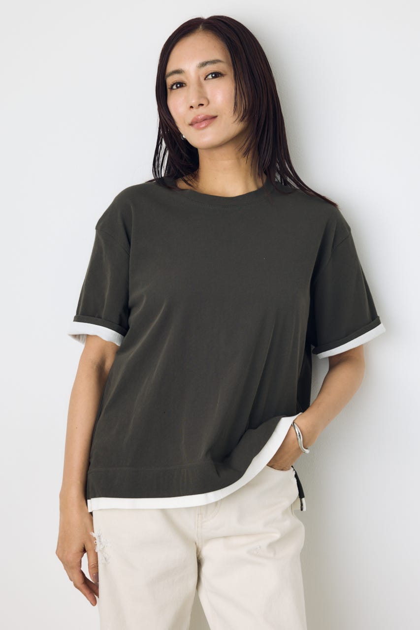 ドライタッチレイヤードライクTシャツ L/BLK S