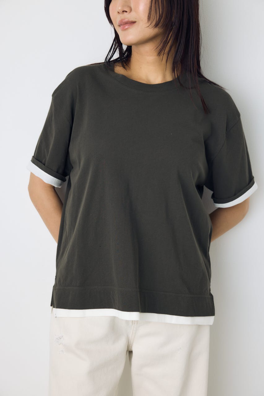 ドライタッチレイヤードライクTシャツ L/BLK S