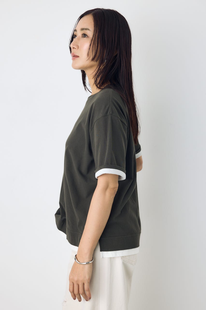 ドライタッチレイヤードライクTシャツ L/BLK S