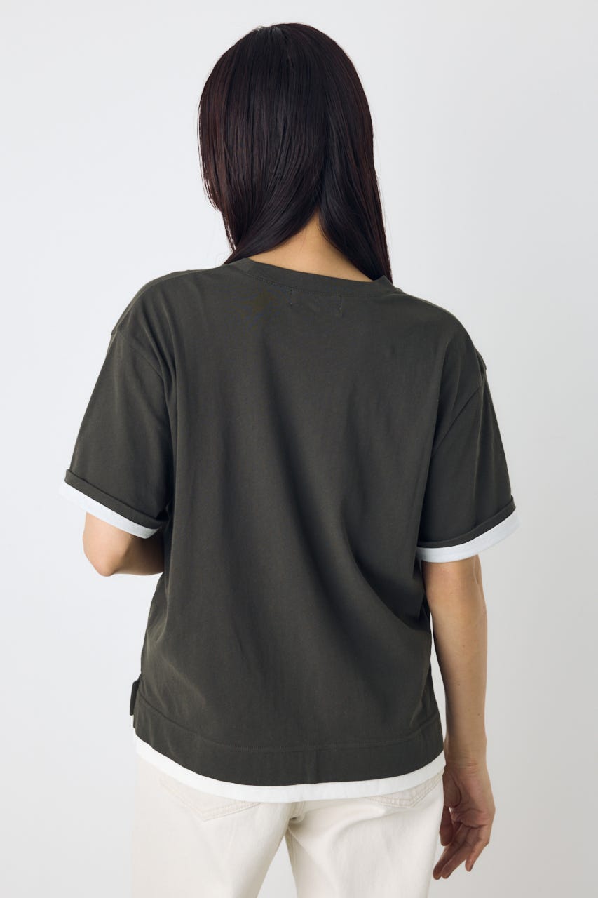 ドライタッチレイヤードライクTシャツ L/BLK S