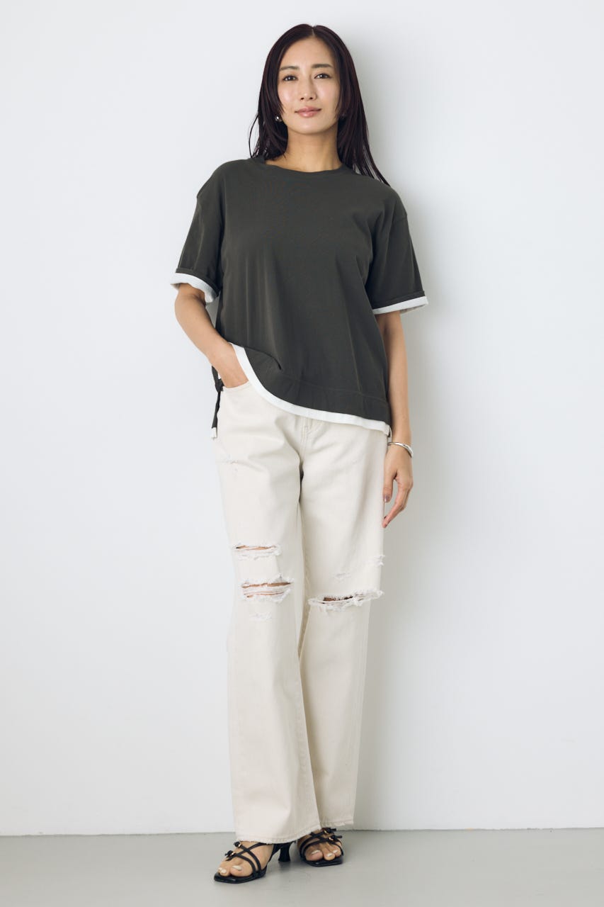 ドライタッチレイヤードライクTシャツ L/BLK S