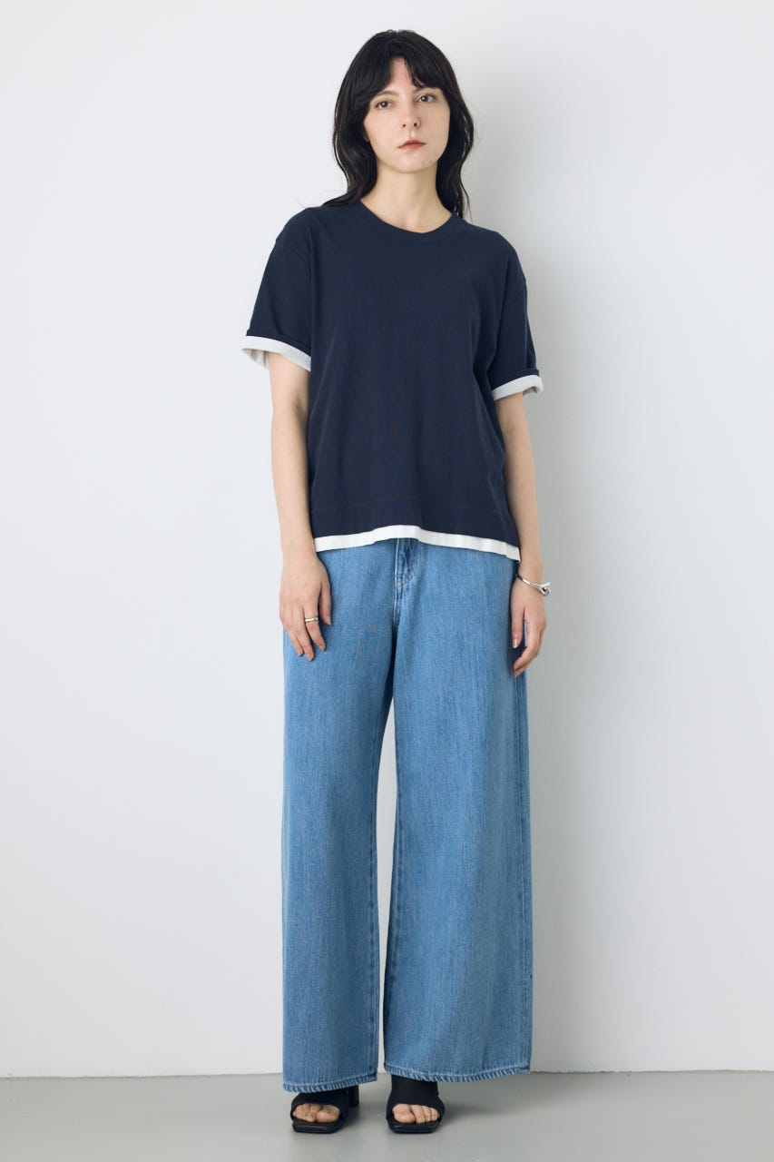 ドライタッチレイヤードライクTシャツ NVY S