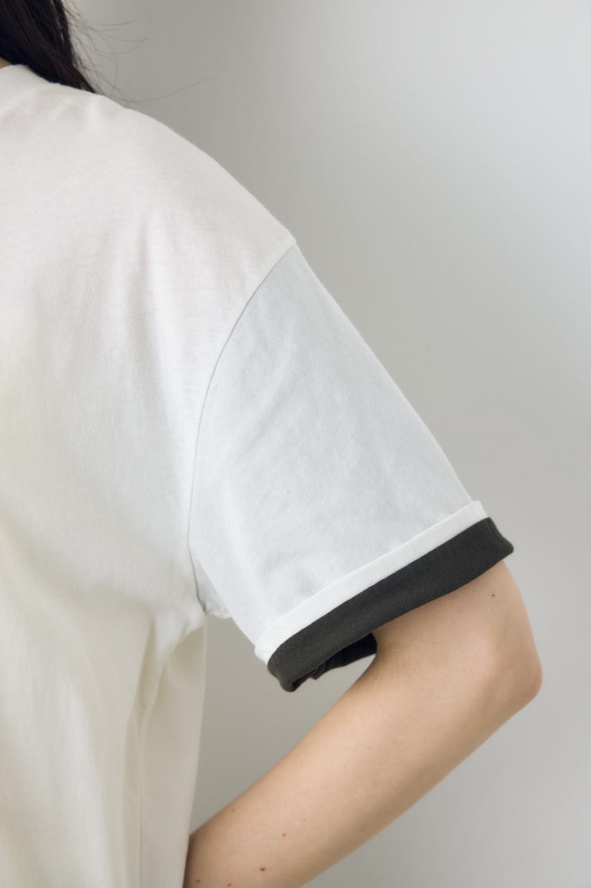 ドライタッチレイヤードライクTシャツ O/WHT S