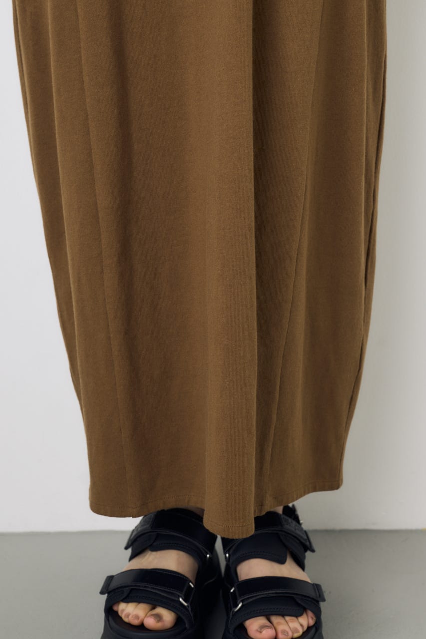 【GOLDEN PRICE 5/1(金)8:59までの特別価格】オーバルカットワンピース BRN M