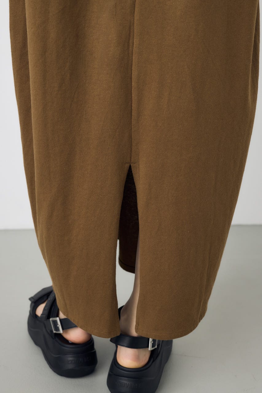 【GOLDEN PRICE 5/1(金)8:59までの特別価格】オーバルカットワンピース BRN M