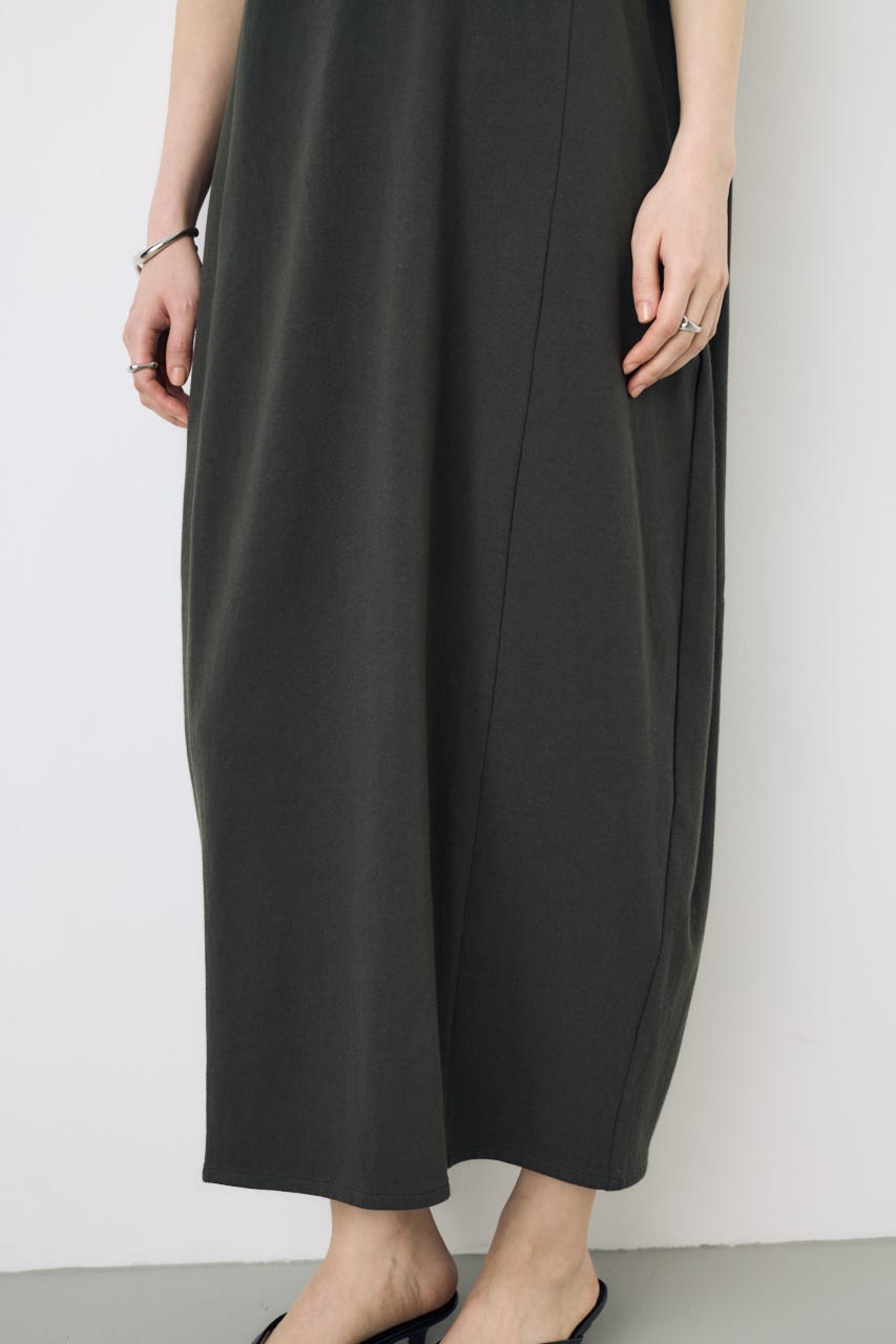 【GOLDEN PRICE 5/1(金)8:59までの特別価格】オーバルカットワンピース L/BLK S