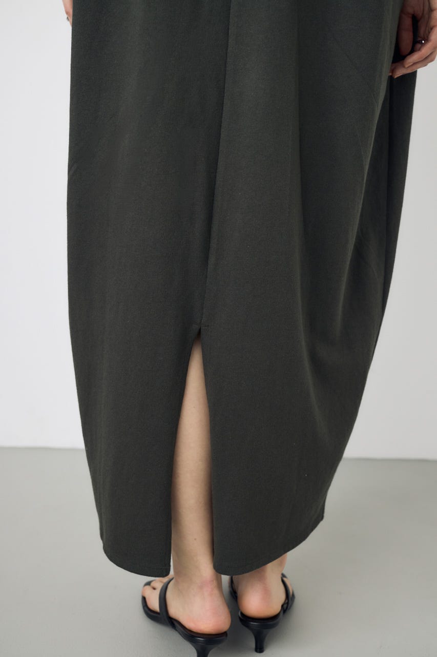 【GOLDEN PRICE 5/1(金)8:59までの特別価格】オーバルカットワンピース L/BLK S