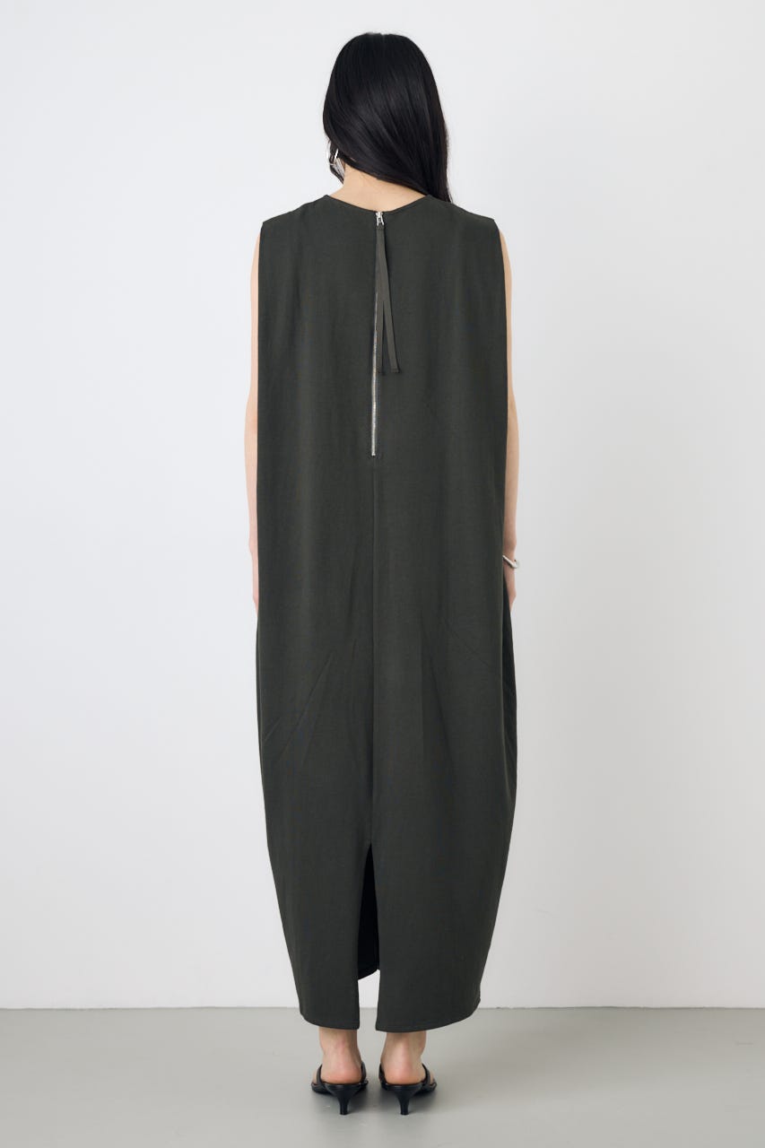 【GOLDEN PRICE 5/1(金)8:59までの特別価格】オーバルカットワンピース L/BLK S