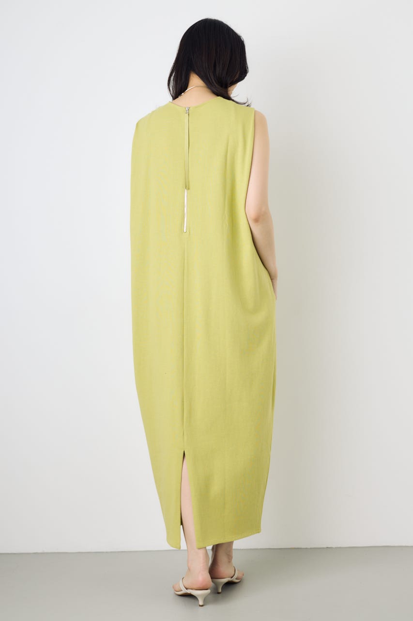 【GOLDEN PRICE 5/1(金)8:59までの特別価格】オーバルカットワンピース LIME M