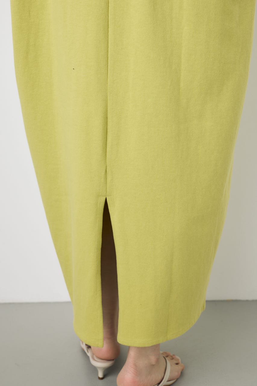 【GOLDEN PRICE 5/1(金)8:59までの特別価格】オーバルカットワンピース LIME M