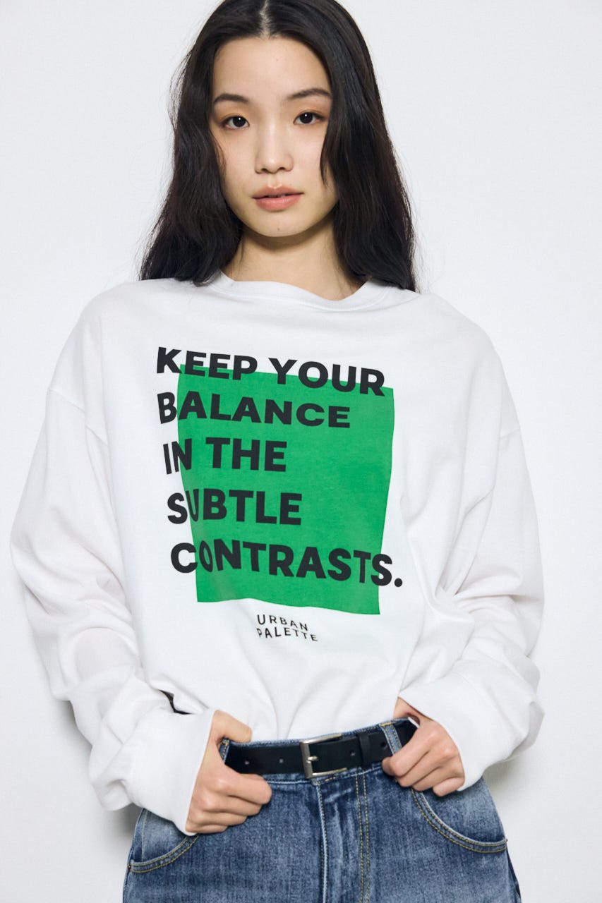 フロントメッセージロゴロンT O/WHT S