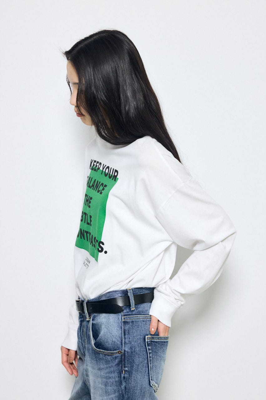 フロントメッセージロゴロンT O/WHT S