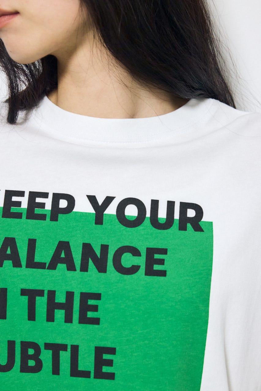 フロントメッセージロゴロンT O/WHT S