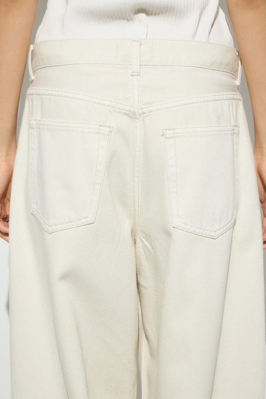 AZUL DENIM カラーワイドデニム IVOY 25inch