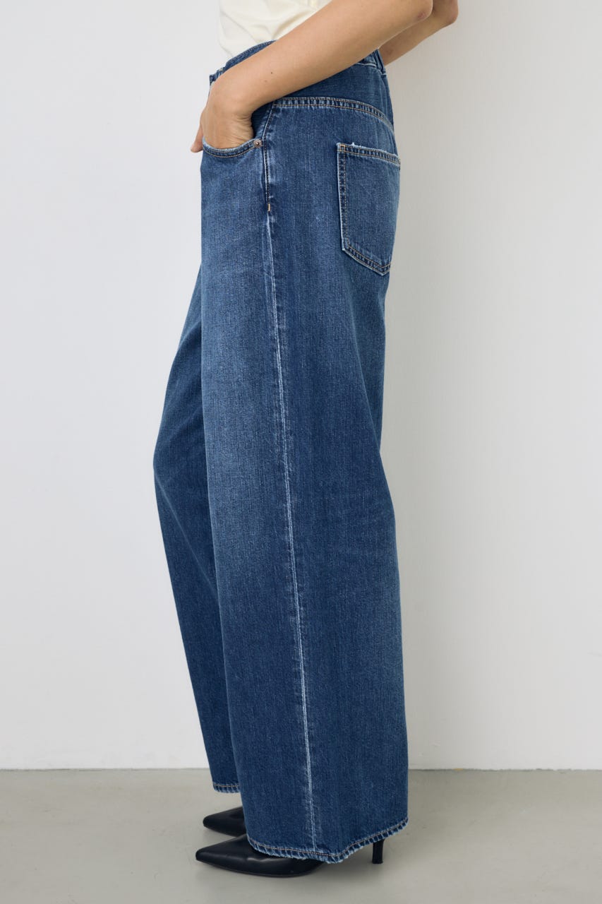 AZUL DENIM リラックスワイドデニム BLU 27inch