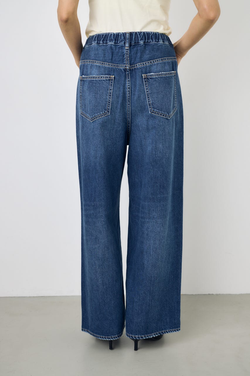 AZUL DENIM リラックスワイドデニム BLU 27inch