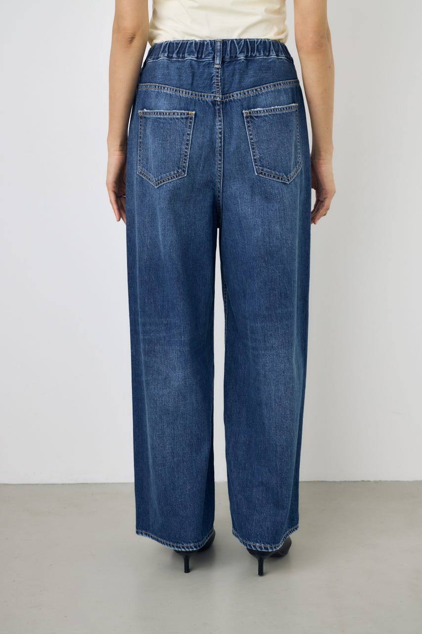 AZUL DENIM リラックスワイドデニム BLU 27inch