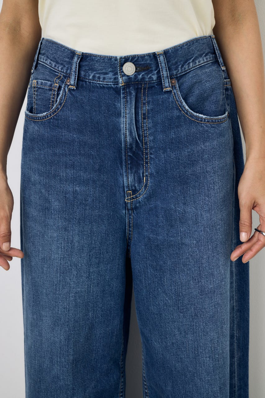AZUL DENIM リラックスワイドデニム BLU 27inch