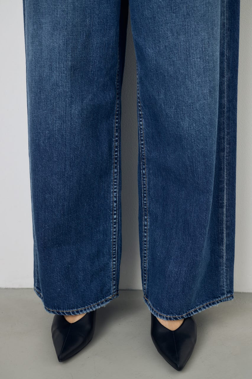 AZUL DENIM リラックスワイドデニム BLU 27inch