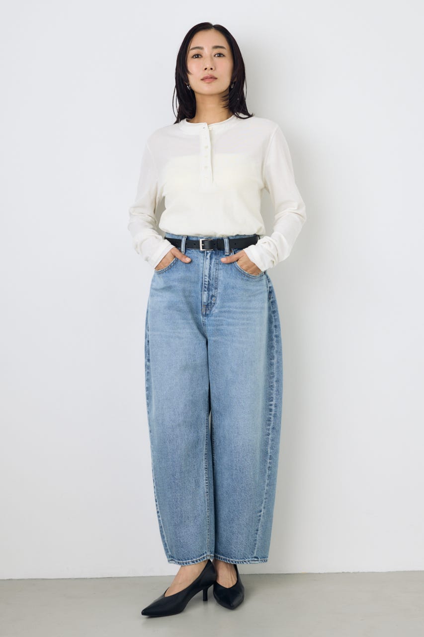 AZUL DENIM ワイドカーブデニム BLU 25inch