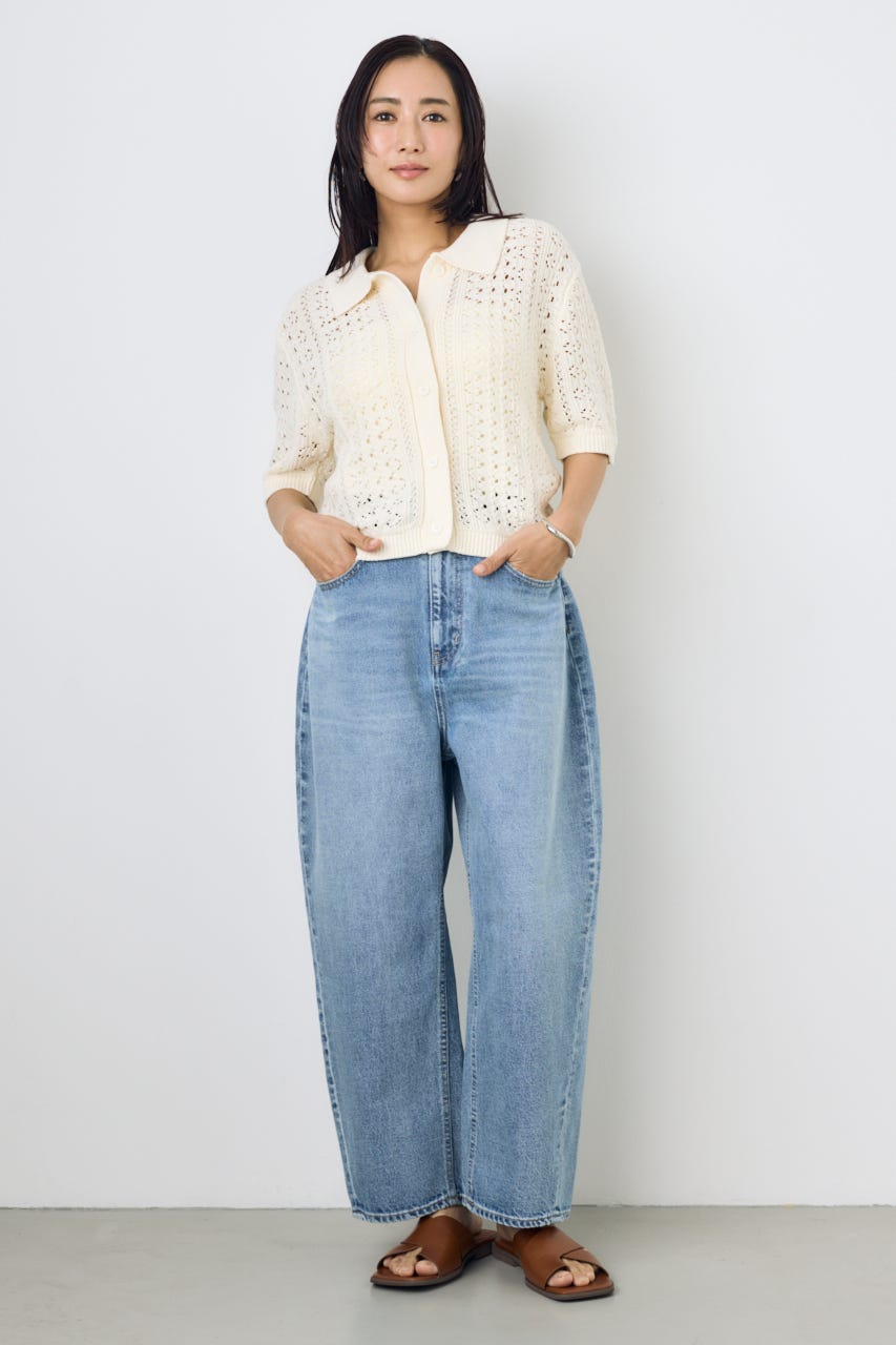 AZUL DENIM ワイドカーブデニム BLU 25inch