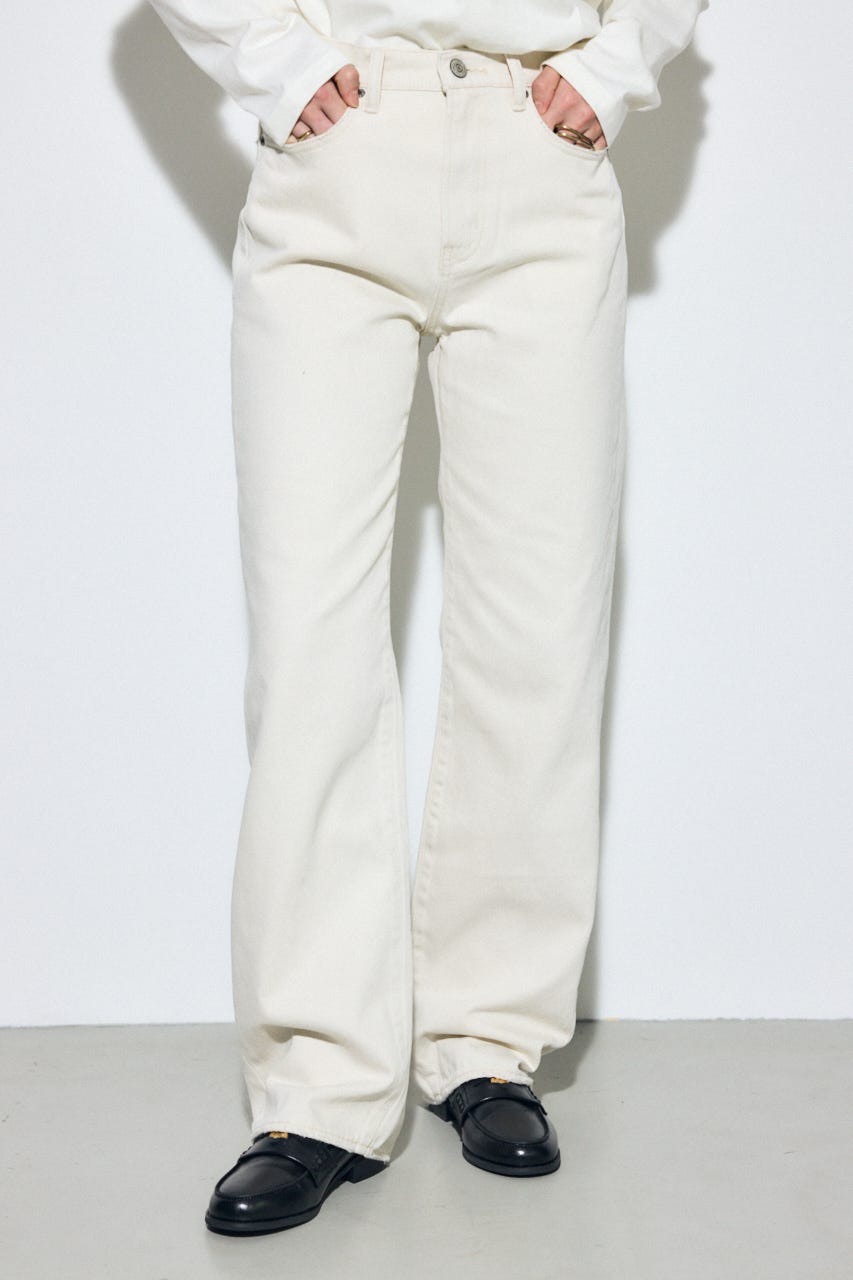 AZUL DENIM ストレートデニム ロング丈 IVOY 25inch