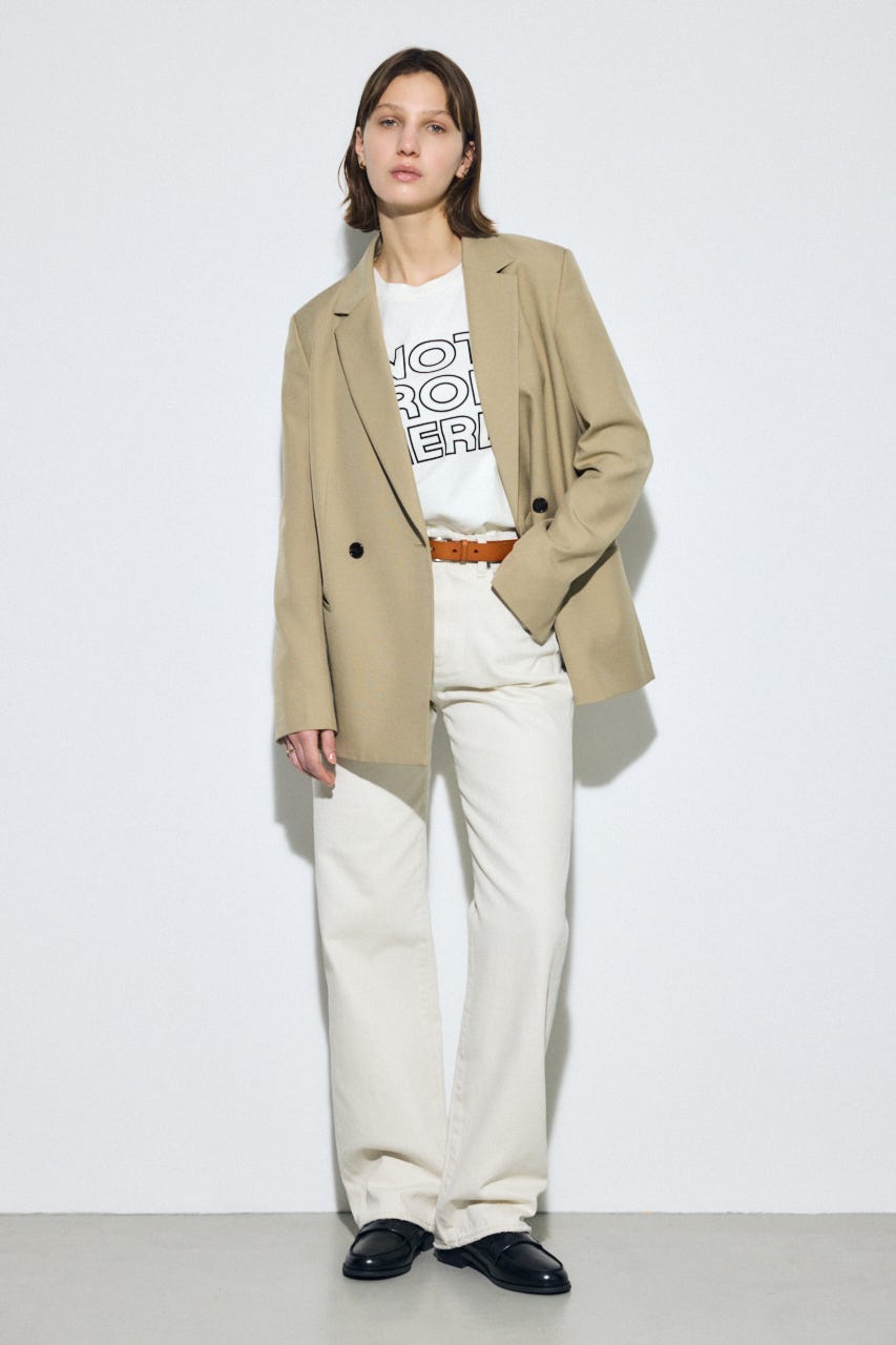 AZUL DENIM ストレートデニム ロング丈 IVOY 25inch