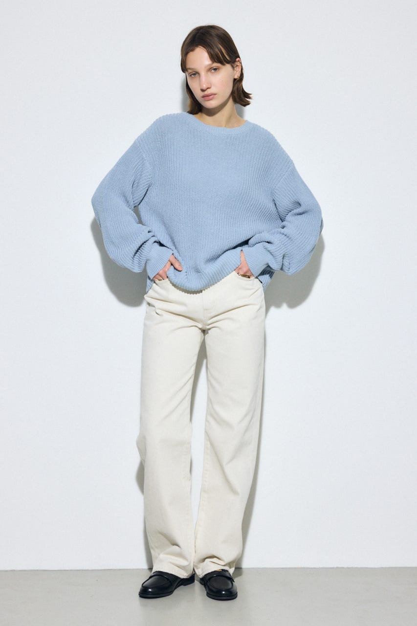 AZUL DENIM ストレートデニム ロング丈 IVOY 25inch