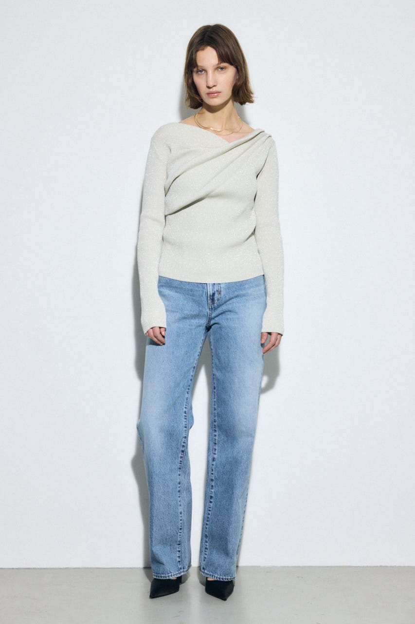 AZUL DENIM ストレートデニム ロング丈 L/BLU 24inch