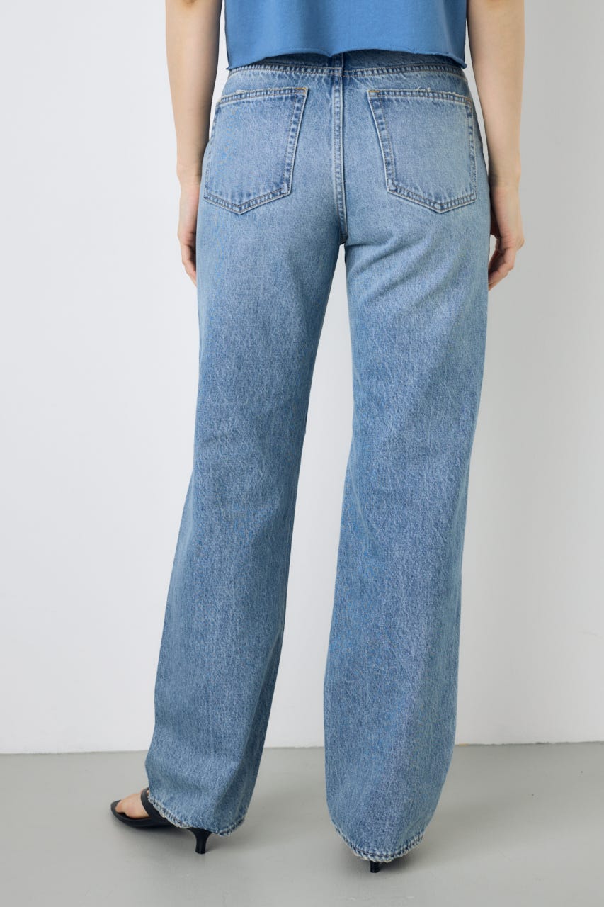 AZUL DENIM ダメージストレートデニム L/BLU 27inch