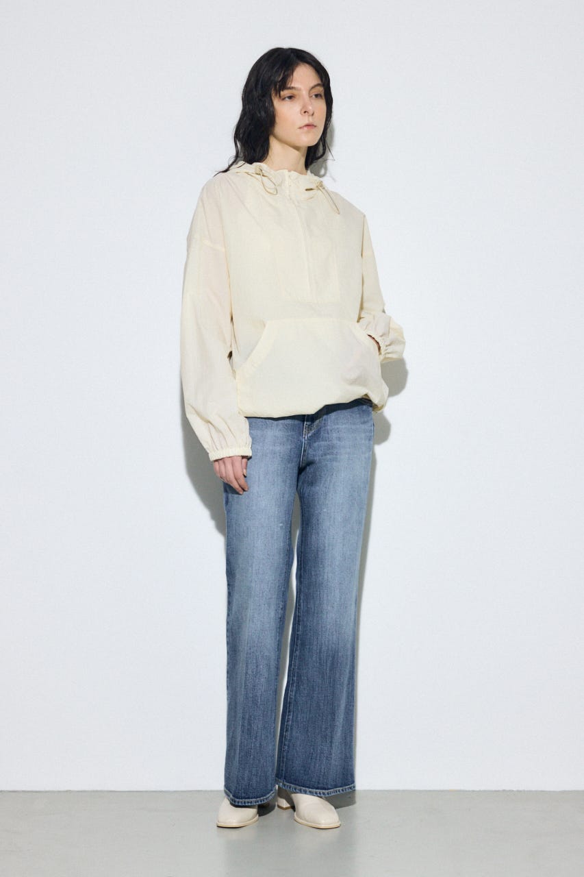 AZUL DENIM センタープレスフレアデニム BLU 25inch