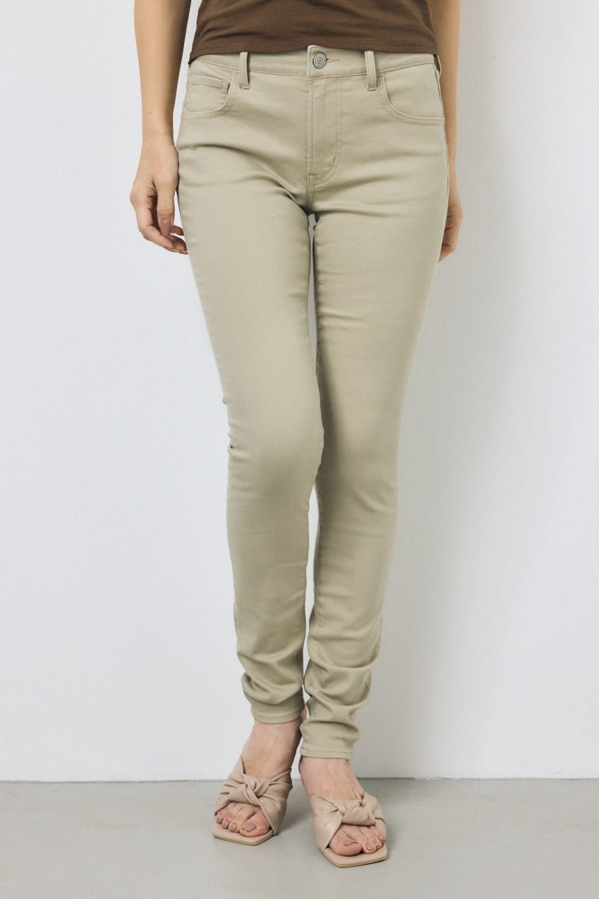 AZUL DENIM カラースキニーパンツ BEG 28inch