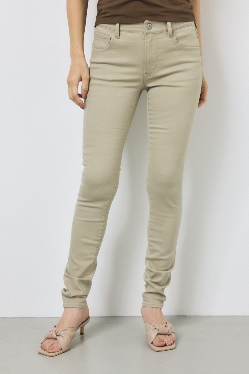 AZUL DENIM カラースキニーパンツ BEG 28inch