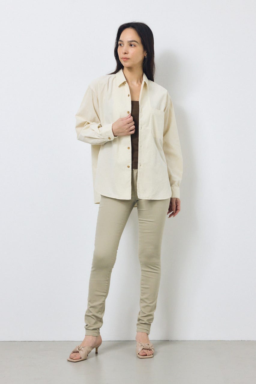 AZUL DENIM カラースキニーパンツ BEG 28inch