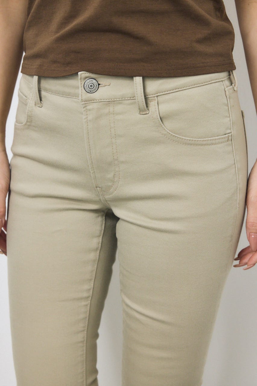 AZUL DENIM カラースキニーパンツ BEG 28inch