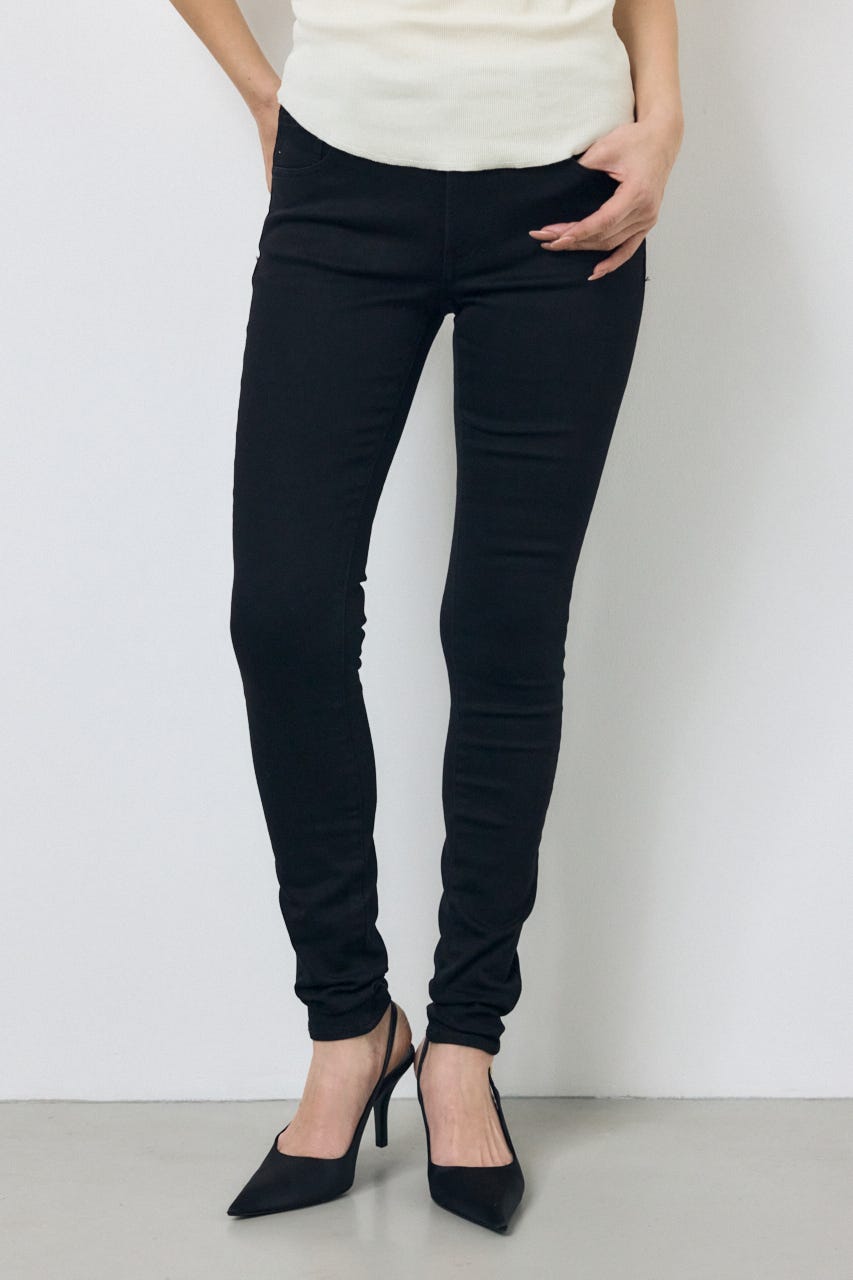 AZUL DENIM カラースキニーパンツ BLK 25inch