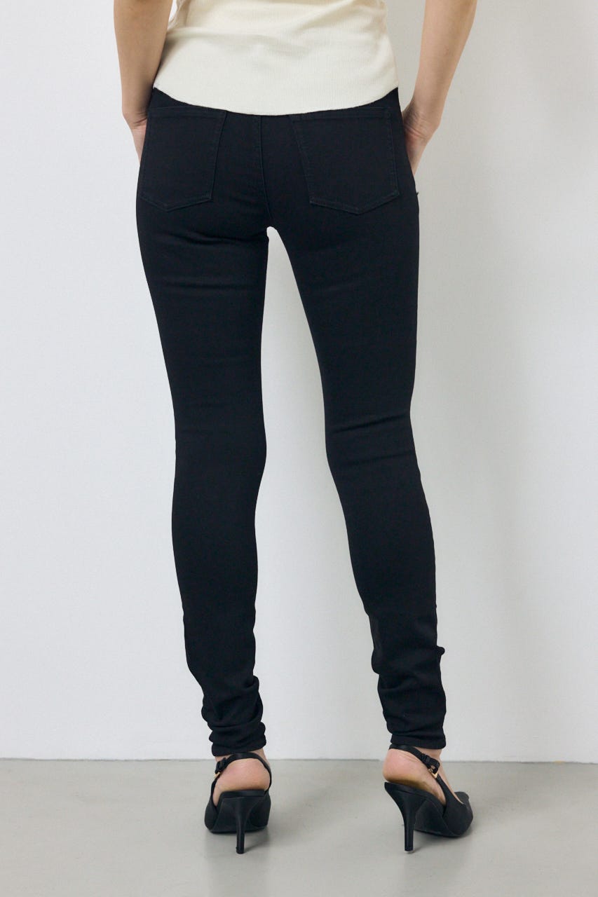 AZUL DENIM カラースキニーパンツ BLK 25inch