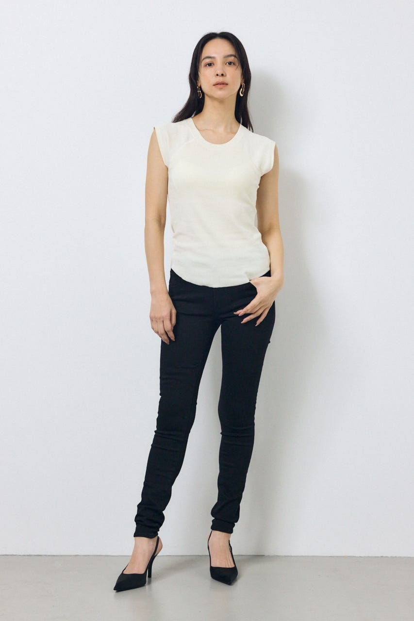 AZUL DENIM カラースキニーパンツ BLK 25inch