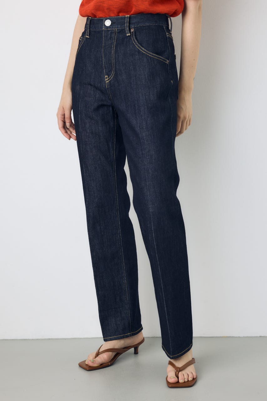 AZUL DENIM センタープレスストレートデニム One Wash 27inch