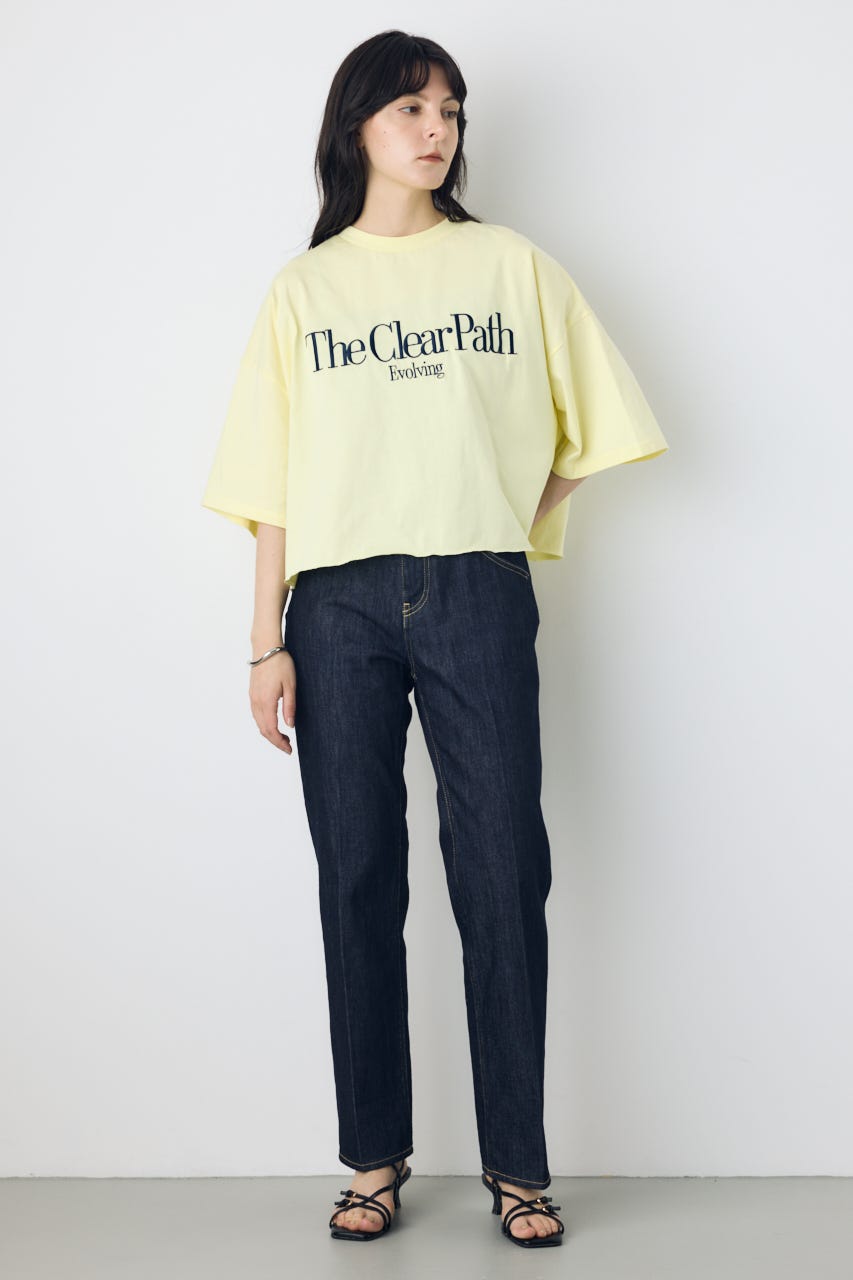 AZUL DENIM センタープレスストレートデニム One Wash 27inch