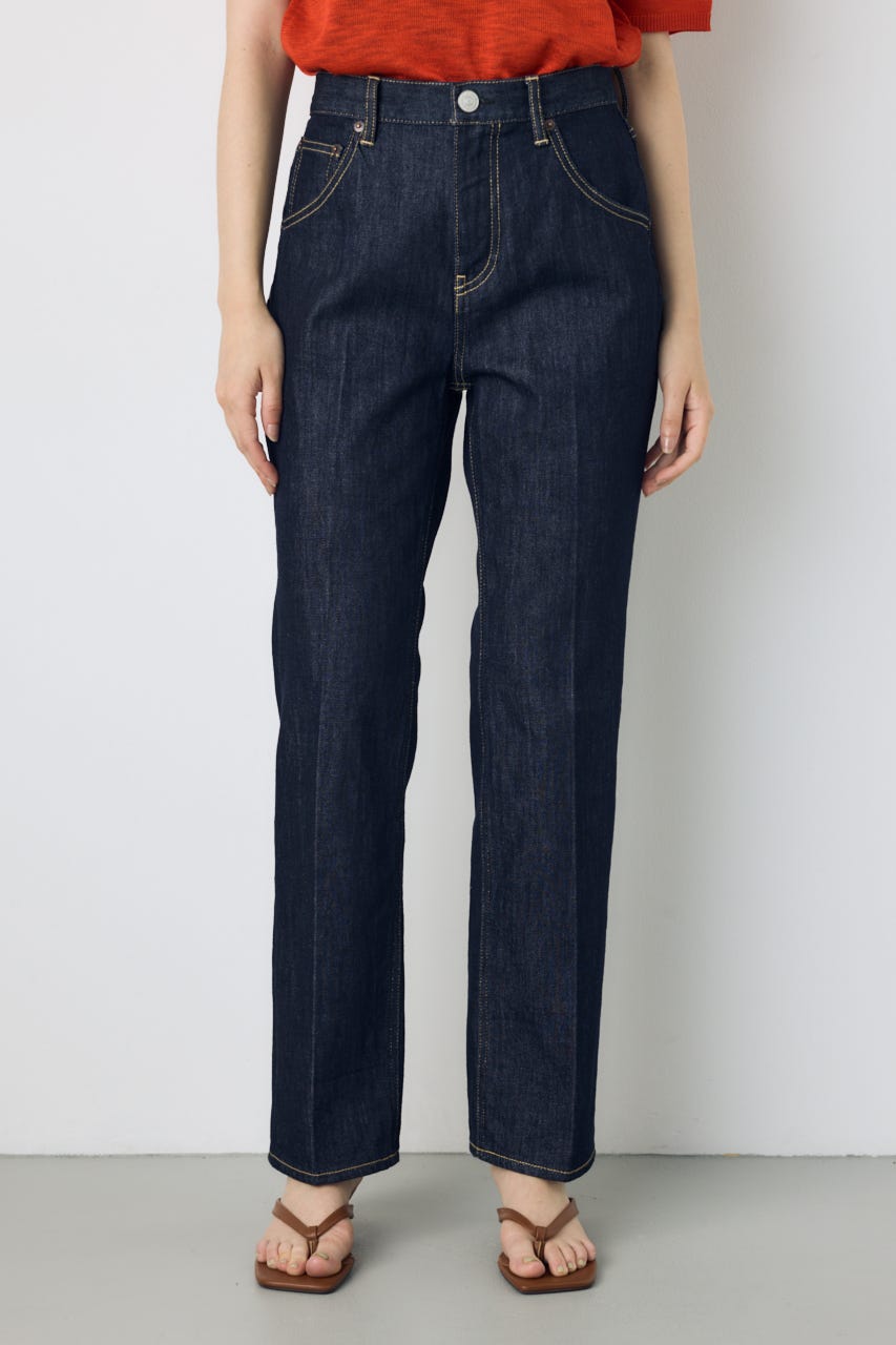 AZUL DENIM センタープレスストレートデニム One Wash 27inch