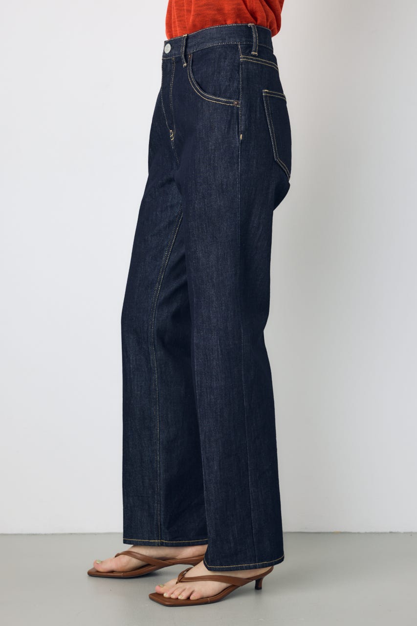 AZUL DENIM センタープレスストレートデニム One Wash 27inch