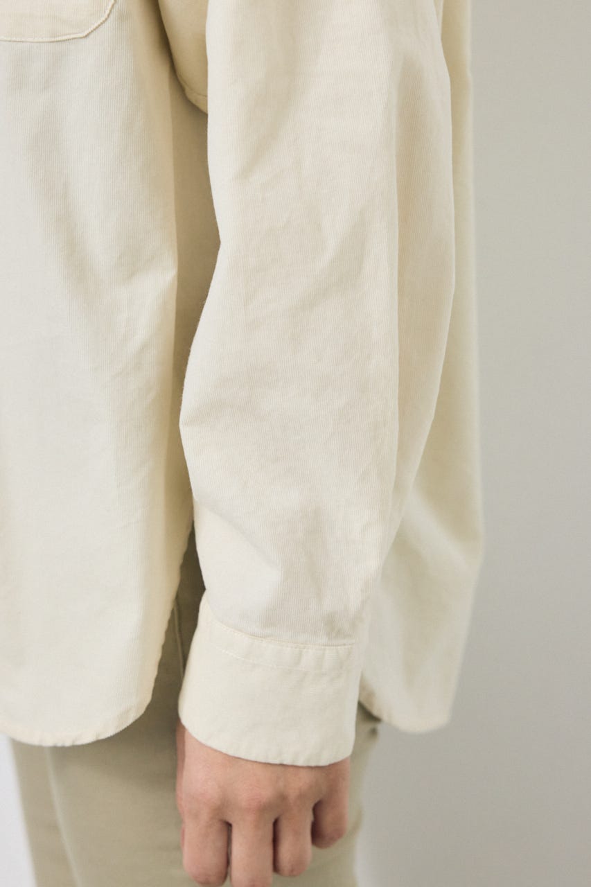 コーデュロイリラックスポケットシャツ IVOY FREE
