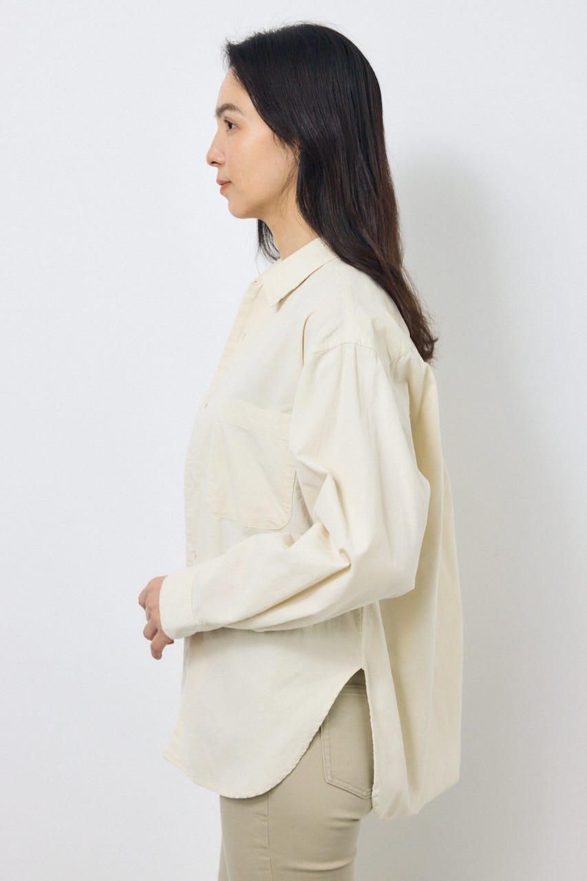 コーデュロイリラックスポケットシャツ IVOY FREE