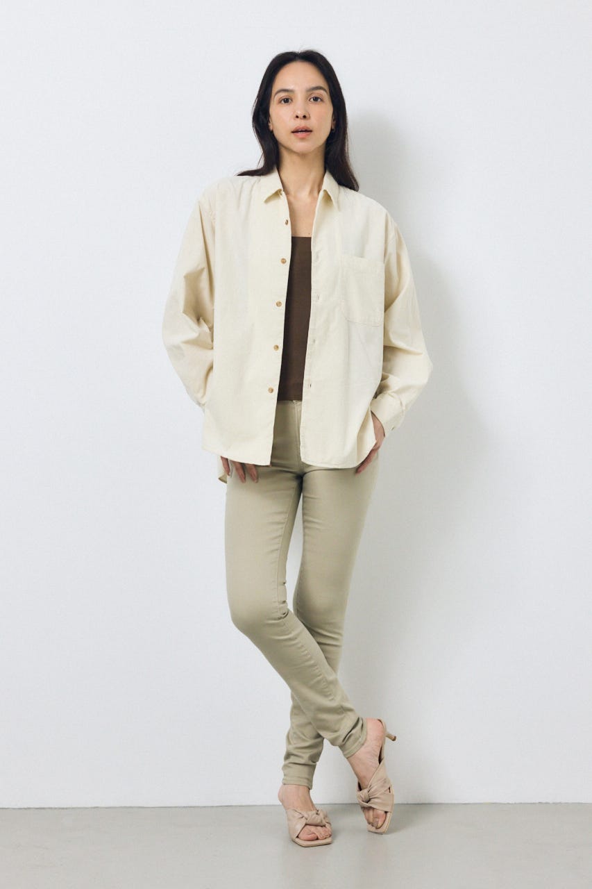 コーデュロイリラックスポケットシャツ IVOY FREE