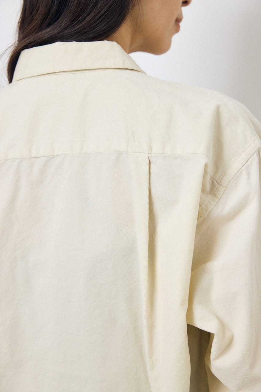 コーデュロイリラックスポケットシャツ IVOY FREE