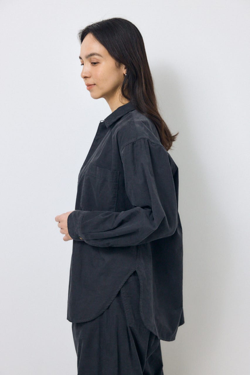 コーデュロイリラックスポケットシャツ L/BLK FREE