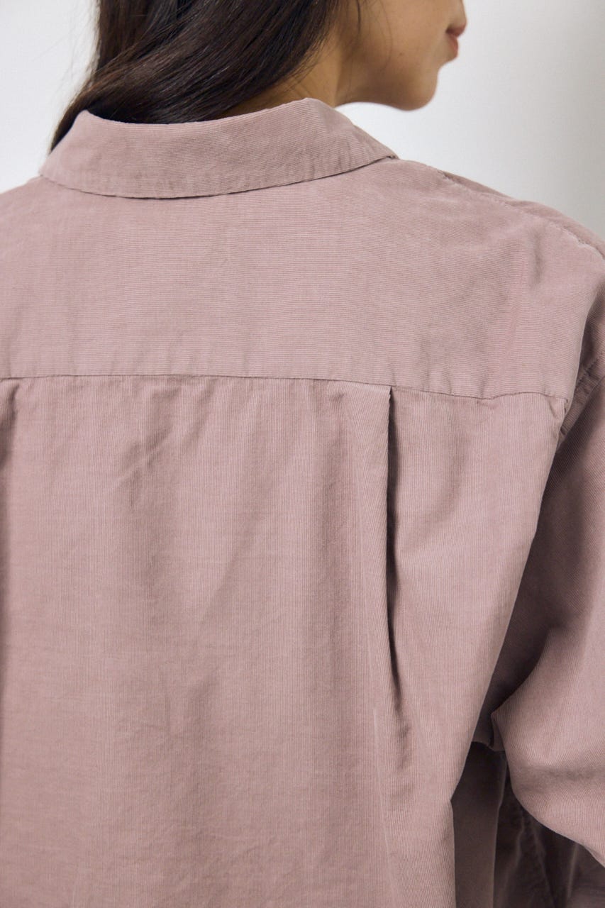 コーデュロイリラックスポケットシャツ L/PNK FREE